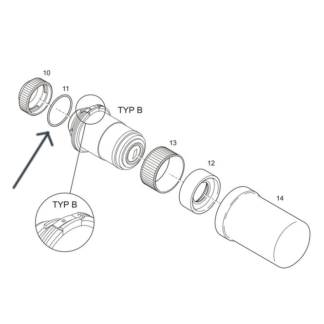 Hovedbilde Swarovski o-ring for gamle AT 80-okular (20-60x)
