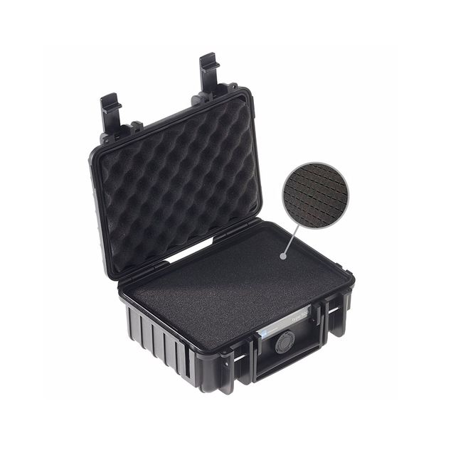 Hovedbilde BW Outdoor Cases Type 500 (sort) m/ skuminnlegg