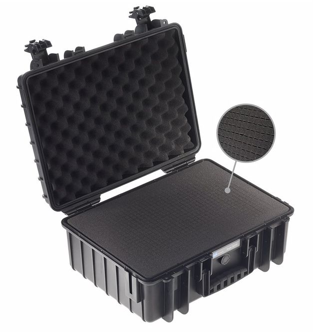 Hovedbilde BW Outdoor Cases Type 5000 (sort) m/ skuminnlegg