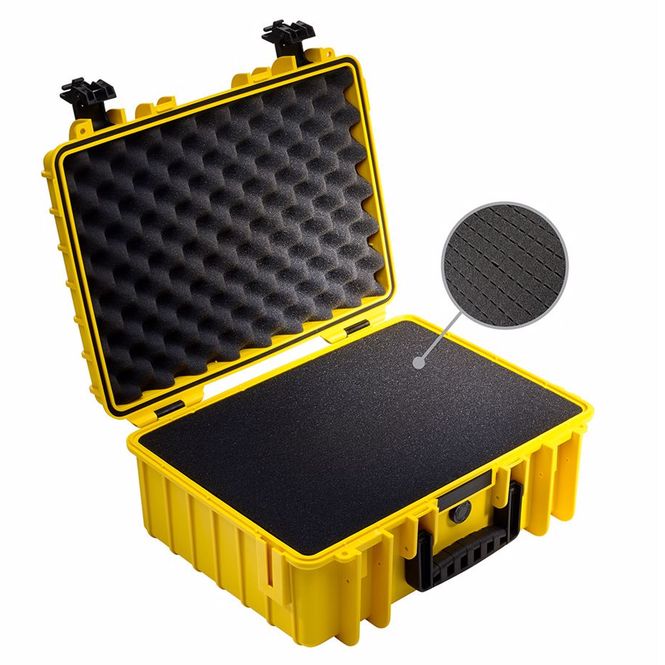 Hovedbilde BW Outdoor Cases Type 5000 (gul) m/ skuminnlegg