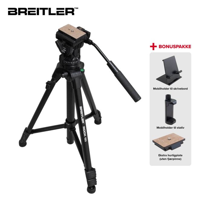 Hovedbilde Breitler Rock 163 stativ m/ videohode