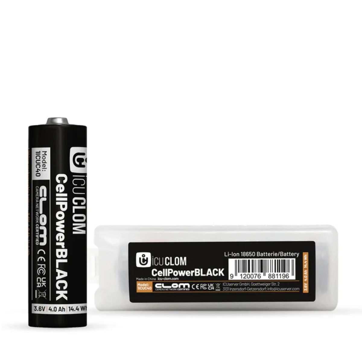 ICU 18650 batteri 4000mAh