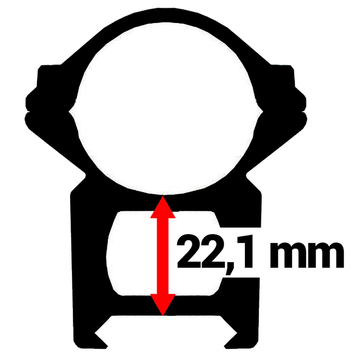 Vortex Precision Matched Rings 30 mm